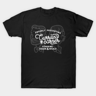 Curran's Corner Badge | Dark Shirt T-Shirt